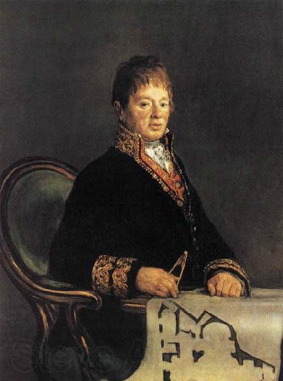 Francisco de goya y Lucientes Portrait of Juan Antonio Cuervo Spain oil painting art